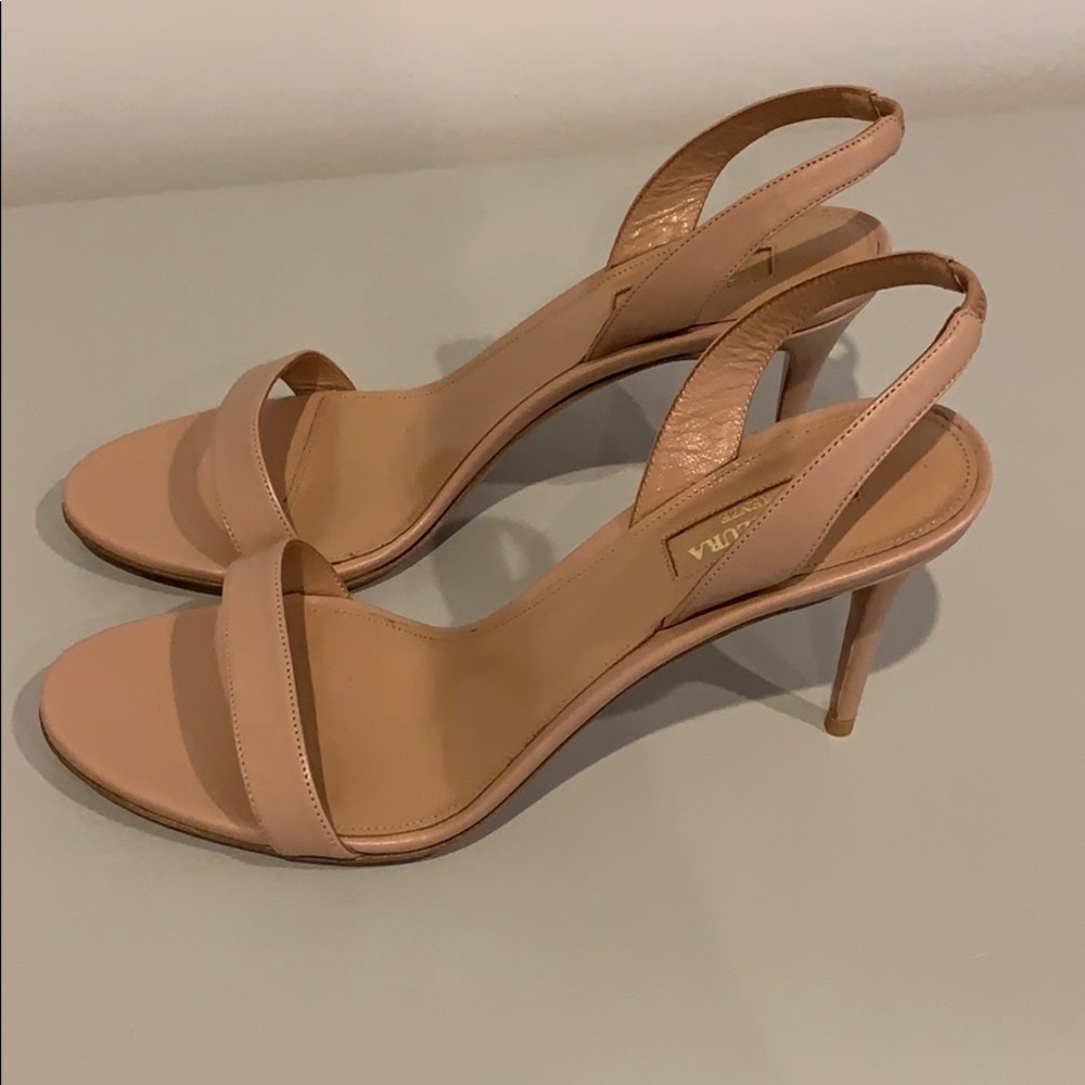 BRAND NEW - Aquazzura “So Nude” 85mm Napa Leather